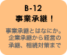 B-12 事業承継！